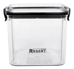 Купить Контейнер для сыпучих продуктов Regent inox Linea DESCO 0.7 л, пластик / Народный дискаунтер ЦЕНАЛОМ
