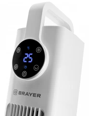Купить Вентилятор колонный BRAYER BR4957, белый / Народный дискаунтер ЦЕНАЛОМ