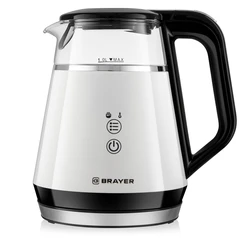 Купить Чайник BRAYER BR1084, белый / Народный дискаунтер ЦЕНАЛОМ