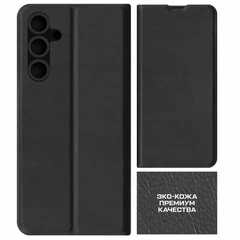 Купить Чехол-книжка Krutoff Eco Book для Samsung Galaxy A35 5G, черный / Народный дискаунтер ЦЕНАЛОМ