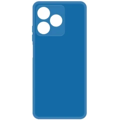 Купить Накладка Krutoff Silicone Case для Realme C51/C53/C61/Note 50, синий / Народный дискаунтер ЦЕНАЛОМ