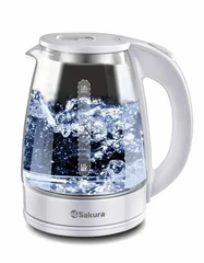 Купить Чайник Sakura SA-2734W, белый / Народный дискаунтер ЦЕНАЛОМ