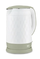 Купить Чайник BQ KT1715P, белый/оливковый / Народный дискаунтер ЦЕНАЛОМ