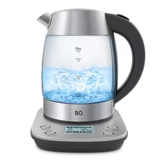 Купить Чайник BQ KT1703G, серебристый/черный / Народный дискаунтер ЦЕНАЛОМ