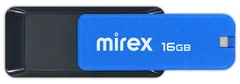 Купить USB-накопитель Mirex City 16 ГБ, USB 2.0, синий / Народный дискаунтер ЦЕНАЛОМ