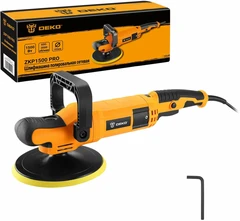 Купить Машина полировальная угловая DEKO ZKP1500 PRO / Народный дискаунтер ЦЕНАЛОМ