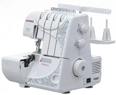 Купить Оверлок Janome ArtDecor 724D, белый / Народный дискаунтер ЦЕНАЛОМ