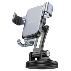 Купить Автомобильный держатель Borofone BH95 Warrior Gravity, черный / Народный дискаунтер ЦЕНАЛОМ