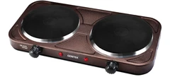Купить Плитка электрическая CENTEK CT-1507 Siberia, коричневый / Народный дискаунтер ЦЕНАЛОМ