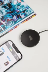 Купить Беспроводное зарядное устройство More Choice CW02S Black / Народный дискаунтер ЦЕНАЛОМ