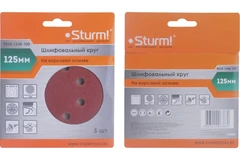 Купить Круг шлифовальный перфорированный Sturm!, 125 мм / Народный дискаунтер ЦЕНАЛОМ