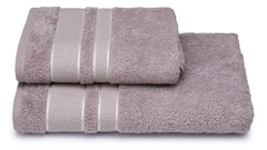 Купить Полотенце Cleanelly Laconico серый 50х90 см, махра / Народный дискаунтер ЦЕНАЛОМ