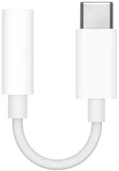 Купить Переходник Apple mini jack 3.5 мм (мама) - USB-C, 0.1 м, белый (MU7E2ZM/A) / Народный дискаунтер ЦЕНАЛОМ
