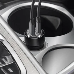 Купить Автомобильное зарядное устройство Deppa Crystal 11219, черный / Народный дискаунтер ЦЕНАЛОМ