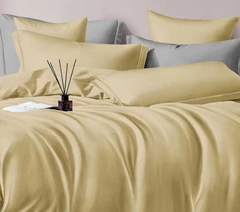 Купить Комплект постельного белья Хлопковый рай Марципан, 2 спальный евро, сатин, наволочки 70х70 см / Народный дискаунтер ЦЕНАЛОМ