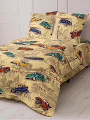 Купить Комплект постельного белья Шуйские ситцы Мамино счастье 91321, 1.5 спальный, поплин, наволочка 50х70 см / Народный дискаунтер ЦЕНАЛОМ