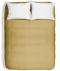 Купить Простыня Шуйские ситцы Niteva горчичное золото 150х220 см, поплин / Народный дискаунтер ЦЕНАЛОМ
