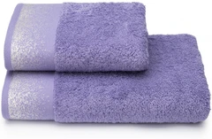 Купить Полотенце Cleanelly Via Lattea сиреневый 50х90 см, махра / Народный дискаунтер ЦЕНАЛОМ