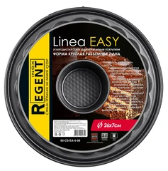 Купить Форма круглая Regent Inox Linea EASY, 26х7 см, разъемная / Народный дискаунтер ЦЕНАЛОМ