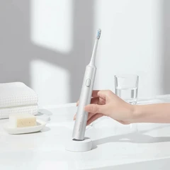 Купить Зубная щетка Xiaomi Electric Toothbrush T302, серебристый / Народный дискаунтер ЦЕНАЛОМ