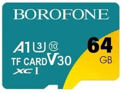 Купить Карта памяти microSDXC Borofone TF64B 64GB / Народный дискаунтер ЦЕНАЛОМ