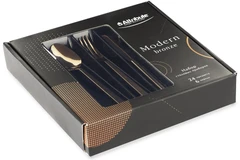Купить Набор столовых приборов Attribute Modern Bronze, 24 предмета / Народный дискаунтер ЦЕНАЛОМ