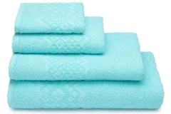 Купить Полотенце Донецкая Мануфактура FLASHLIGHTS ментол 100х150, махра / Народный дискаунтер ЦЕНАЛОМ