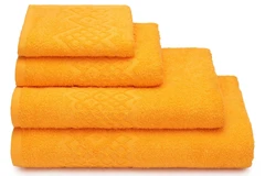 Купить Полотенце Донецкая Мануфактура FLASHLIGHTS оранжевый 70х130, махра / Народный дискаунтер ЦЕНАЛОМ