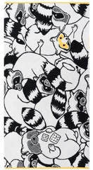 Купить Полотенце Cleanelly RACCOONS 50х90 см, махра / Народный дискаунтер ЦЕНАЛОМ