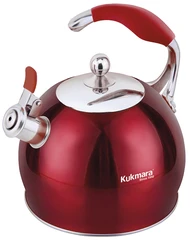 Купить Чайник Kukmara Red, 3 л, со свистком / Народный дискаунтер ЦЕНАЛОМ