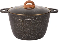 Купить Кастрюля Kukmara Granit Ultra, 8 л / Народный дискаунтер ЦЕНАЛОМ