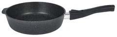 Купить Сковорода Kukmara Granit Black, 20 см, со съемной ручкой / Народный дискаунтер ЦЕНАЛОМ