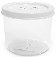 Купить Банка для сыпучих продуктов BEROSSI Cake, 0.75 л, прозрачный / Народный дискаунтер ЦЕНАЛОМ