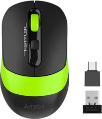 Купить Мышь беспроводная A4TECH Fstyler FG10CS Air, зеленый / Народный дискаунтер ЦЕНАЛОМ