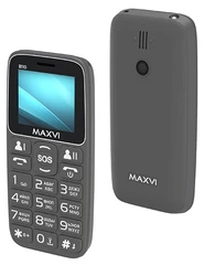 Купить Сотовый телефон Maxvi B110, серый / Народный дискаунтер ЦЕНАЛОМ