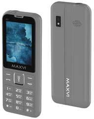 Купить Сотовый телефон Maxvi K21, серый / Народный дискаунтер ЦЕНАЛОМ