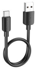 Купить Кабель hoco X96 Hyper USB-A 2.0 - USB-C, 0.25 м, 3 А, черный / Народный дискаунтер ЦЕНАЛОМ