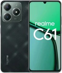 Купить Смартфон 6.74" Realme C61 4G 6/128GB Dark Green / Народный дискаунтер ЦЕНАЛОМ