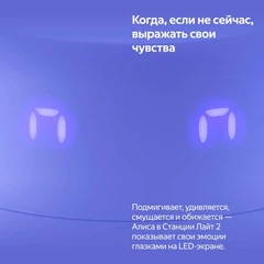 Купить Умная колонка Яндекс.Станция Лайт 2, фиолетовый / Народный дискаунтер ЦЕНАЛОМ
