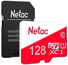 Купить Карта памяти microSDXC Netac ECO 128GB + адаптер SD / Народный дискаунтер ЦЕНАЛОМ