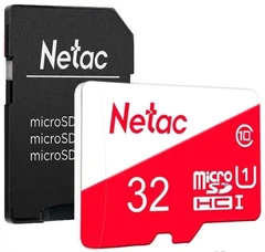 Купить Карта памяти microSDHC Netac ECO 32GB + адаптер SD / Народный дискаунтер ЦЕНАЛОМ