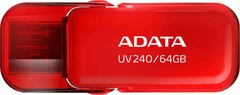 Купить Флеш накопитель ADATA UV240 64GB, красный / Народный дискаунтер ЦЕНАЛОМ