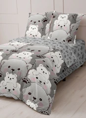 Купить Комплект постельного белья Шуйские ситцы Мамино счастье 214021, 1.5 спальный, поплин, наволочка 50х70 см / Народный дискаунтер ЦЕНАЛОМ