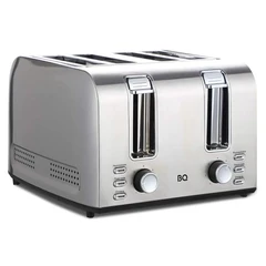 Купить Тостер BQ T2001, серебристый / Народный дискаунтер ЦЕНАЛОМ