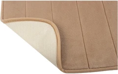 Купить Коврик для ванной Cozy, 50х80 см, бежевый / Народный дискаунтер ЦЕНАЛОМ