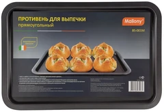 Купить Противень для выпечки Mallony BS-001M, 43.2х29х1.8 см / Народный дискаунтер ЦЕНАЛОМ