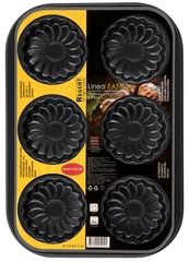 Купить Форма для кексов Regent inox Linea EASY 93-CS-EA-4-15, 26.5х17.5х3 см / Народный дискаунтер ЦЕНАЛОМ