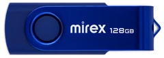 Купить Флеш накопитель Mirex Swivel 128GB, темно-синий / Народный дискаунтер ЦЕНАЛОМ