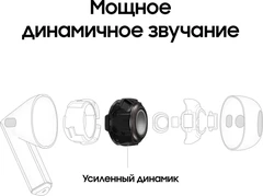 Купить Наушники TWS Samsung Galaxy Buds 3, серебристый / Народный дискаунтер ЦЕНАЛОМ