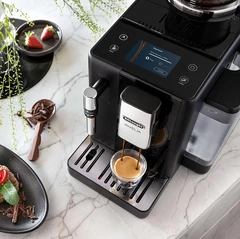 Купить Кофемашина Delonghi EXAM440.35.B, черный / Народный дискаунтер ЦЕНАЛОМ